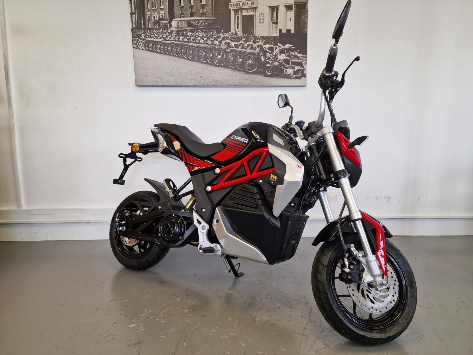 Electric shop commuter motorcycle