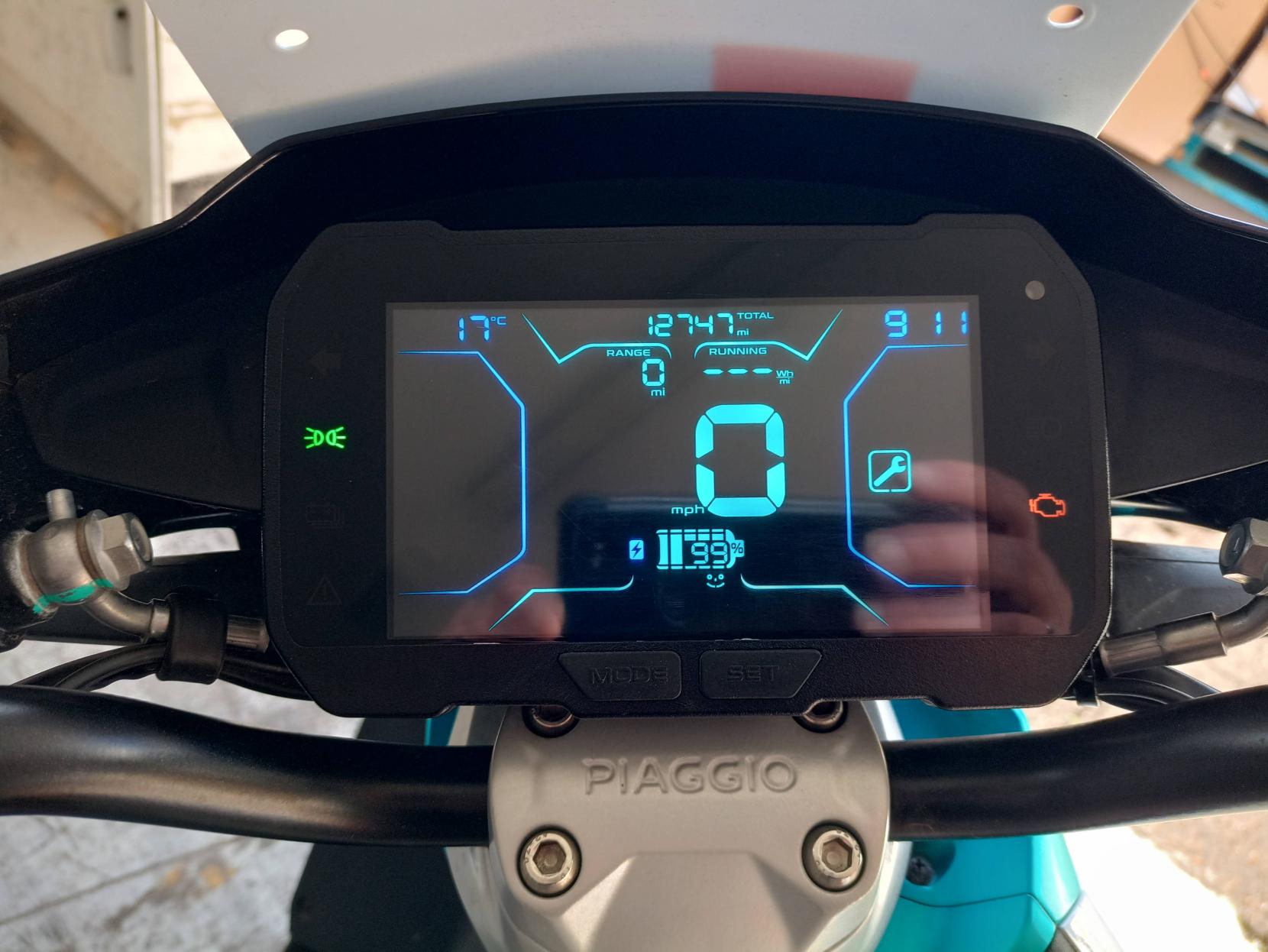 Piaggio Piaggio 1 Scooter Electric Wheel-hub Engine Euro 5 (3 ps)